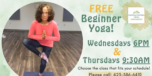 FREE Beginner Yoga Wednesday June 17