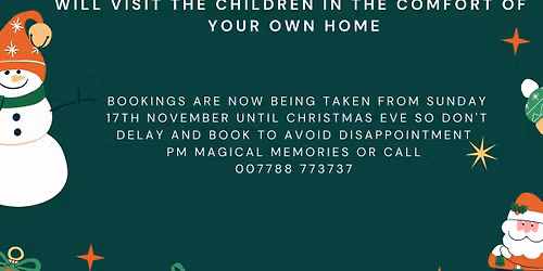 Lancashire home visits from Santa