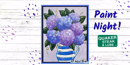 Summer Hydrangea Paint Night