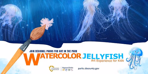 Art in the Park: Watercolor Jellyfish at Mojave Narrows Regional Park