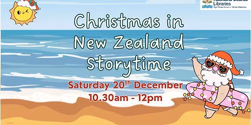 Christmas in New Zealand Storytime with a visit from Santa!