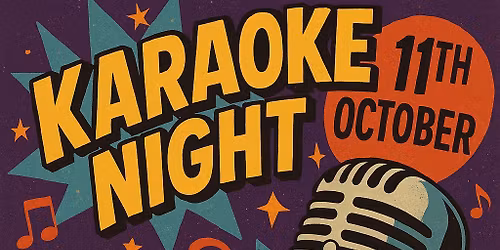 Karaoke with us this Saturday evening!!