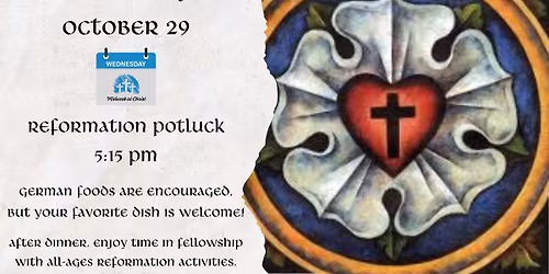 Reformation Potluck & Activity Night
