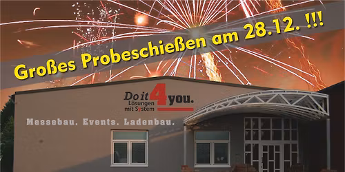 Feuerwerksverkauf mit Probeschie\u00dfen \/ Saarland in Kleinblittersdorf \/ Hanweiler