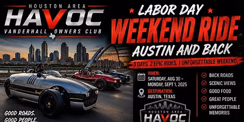 \ud83c\udfc1 HAVOC LABOR DAY WEEKEND RIDE