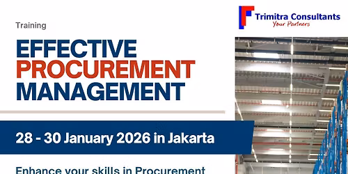 Effective Procurement Management: 28 - 30 January 2026: Jakarta
