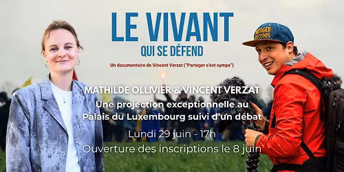 Projection du documentaire "Le vivant qui se d\u00e9fend"