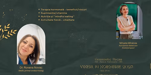 Dupa 45 ani - despre Menopauza, Perimenopauza, Andropauza