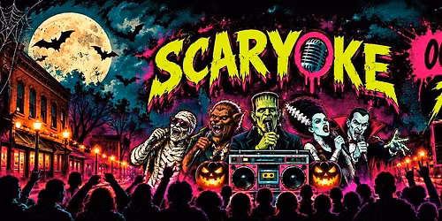 Scaryoke Party in Downtown Denison