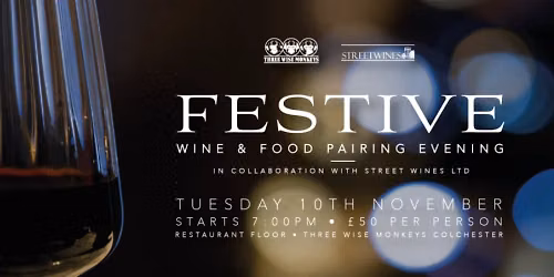 Festive Wine & Food Taster Evening