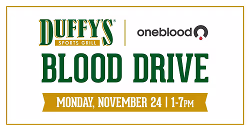 Blood Drive at Duffy's of Ft. Myers