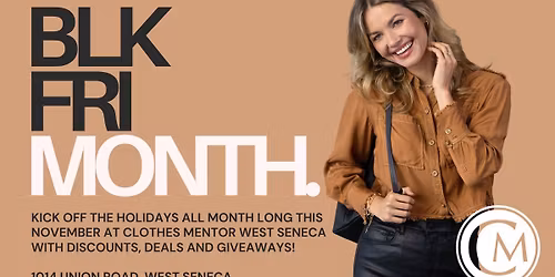 Holiday Shopping Starts Here: November Deals at Clothes Mentor