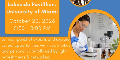 FLSCC Careers in Cosmetic Science Panel and Career Fair