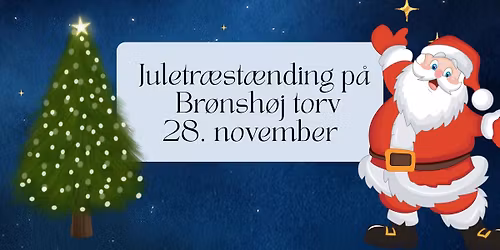 Juletr\u00e6et t\u00e6ndes p\u00e5 Br\u00f8nsh\u00f8j Torv