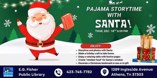 Pajama Storytime with Santa!