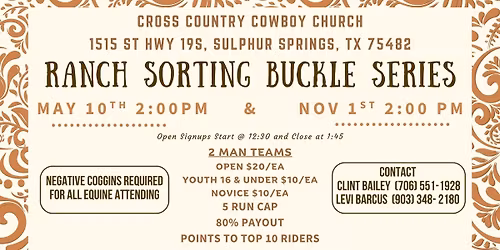 Ranch Sorting Buckle Series