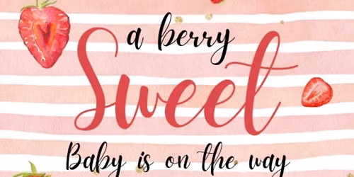 A berry sweet baby is on the way!