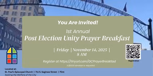 1st Annual POST ELECTION UNITY PRAYER BREAKFAST