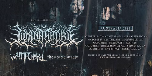 Lorna Shore (US) Aus Tour 2026 w\/ Whitechapel (US) & The Acacia Strain (US) | Melb LIC AA