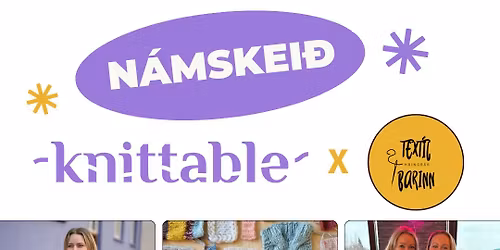 N\u00e1mskei\u00f0 me\u00f0 N\u00f6nnu hj\u00e1 Knittable