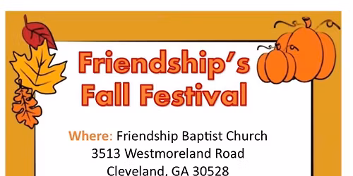 Friendship Fall Festival