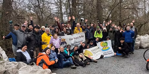 Meet people & remove invasive ivy & blackberry at Portage Park, View Royal!