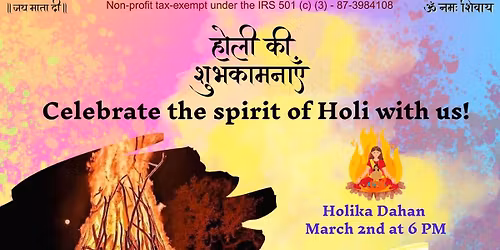 Holika Dahan and unique HOLI with Flowers @ Vrindavan style HOLI