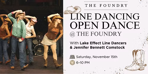 Open Dance Line Dancing @ The Foundry