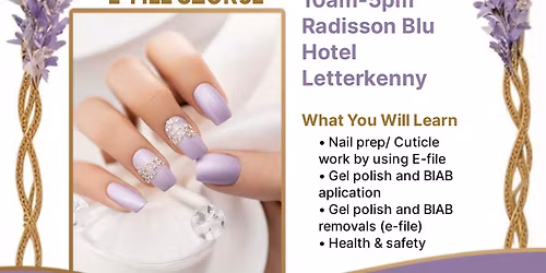 Gel polish and BIAB course with e-file