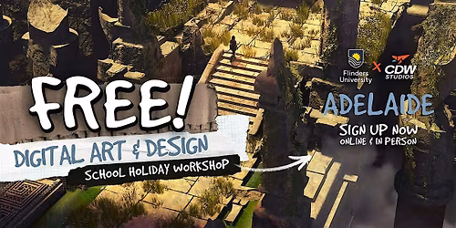 Digital Art - Holiday Workshop at CDW Studios - Adelaide & Online (JULY 16)