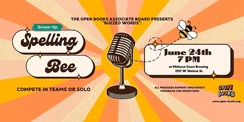 Buzzed Words: The Grown-Up Spelling Bee, Supporting Open Books