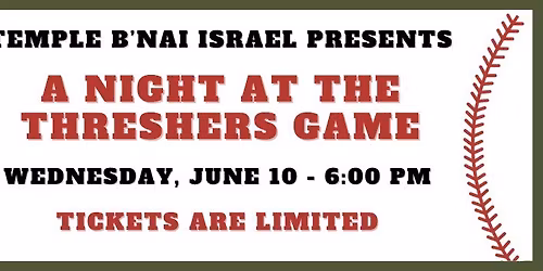 TBI Night at the Threshers Game