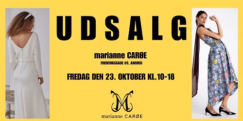 Eksklusivt UDSALG -  spar op til 70% hos marianne CAR\u00d8E