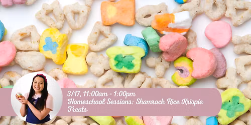 HOMESCHOOL SESSIONS: SHAMROCK RICE KRISPIE TREATS