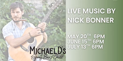 Live Music by Nick Bonner