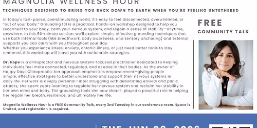 FREE Magnolia Wellness Hour: Grounding 101
