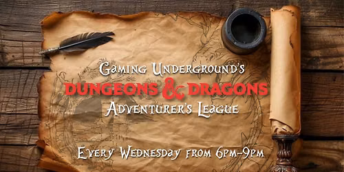 Gaming Underground's D&D Adventurer's League