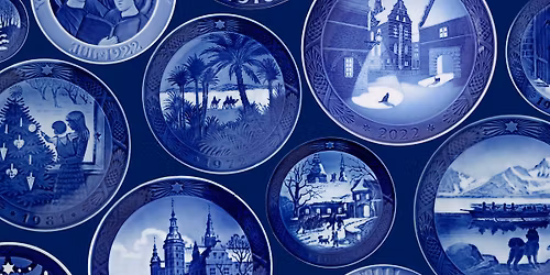 BL\u00c5 JUL: Royal Copenhagens juleplatter iscenesat