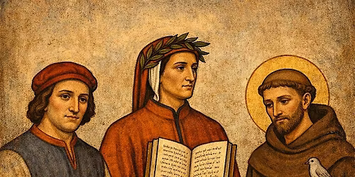 Trittico Italiano \/ Tr\u00edptico italiano. Giotto, Dante e San Francesco