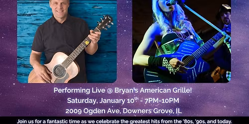 Tom & Brianne Acoustic @ Bryan\u2019s American Grill