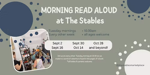 Morning Read Aloud at the Stables