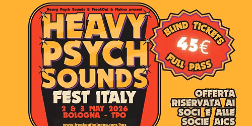 HEAVY PSYCH SOUNDS FEST BOLOGNA 2026