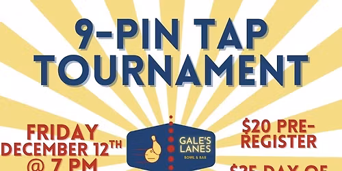 Nine Pin Tap Tournament