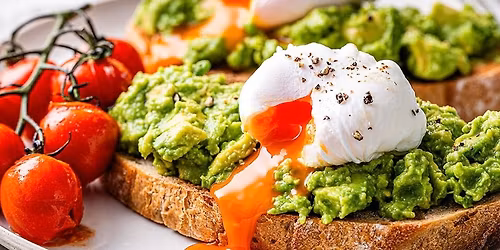 NEWS YEARS DAY - Breakfast - Full Breakfast, Eggs Benedict, Sourdough With Smashed Avocado