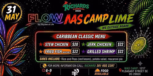 Richards Carnival - Mas Camp Lime (We Outside Again!)