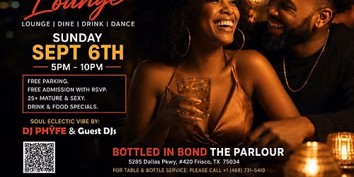 SOUL LOUNGE (Labor Day Weekend)