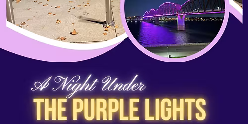 Walking Under the Purple Lights