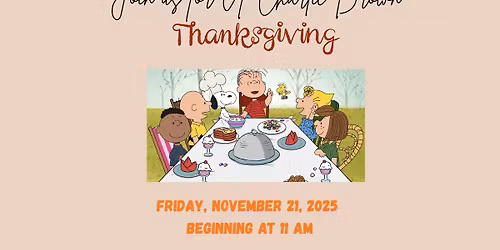 Charlie Brown Thanksgiving