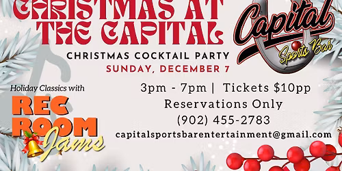 Christmas at The Capital with (Holiday Classics) Rec Room Jams