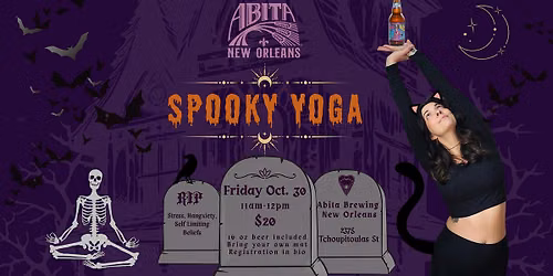 Spooky Yoga at Abita Brewing NOLA